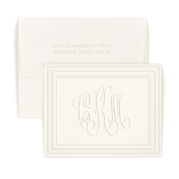 Classic Frame Monogram Note
