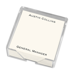 Classic Cotton Memo Square