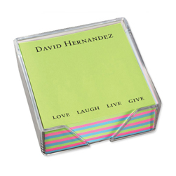 Tri-Color Memo Square