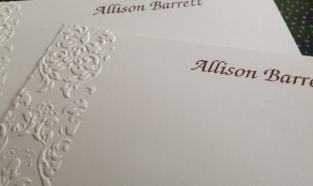 Personalized Correspondence Cards