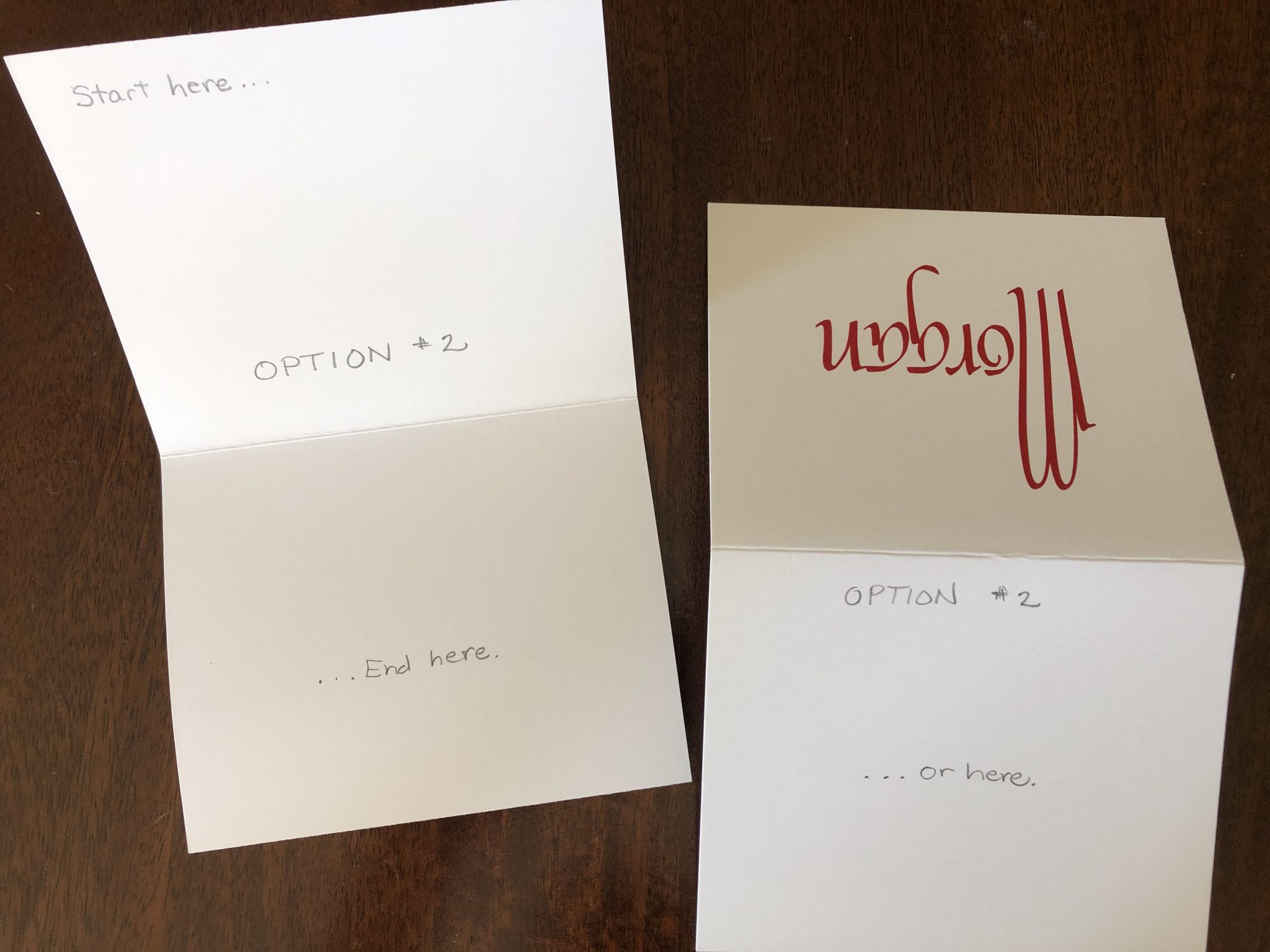 Where to Start Writing on a Folded Note | Grace & Gratitude Blog