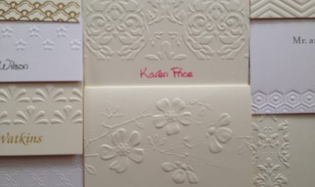 Folded Note Options from Embossed Graphics
