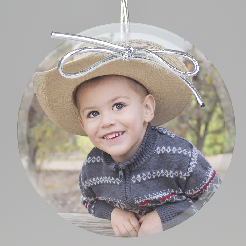 Personalized Photo Keepsake Ornament from Embossed Graphics