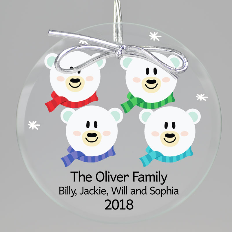 Polar Bear Keepsake Ornament from Embossed Graphics