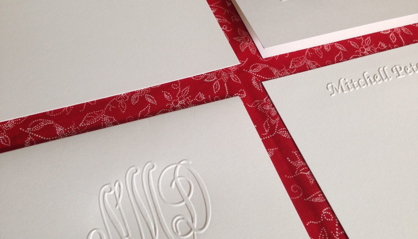 Personalized Stationery from Embossed Graphics