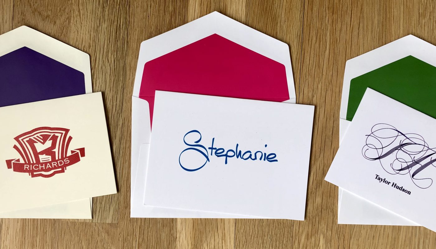 Stationery from Embossed Graphics
