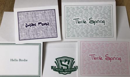 create colorful mood-boosting stationery for spring