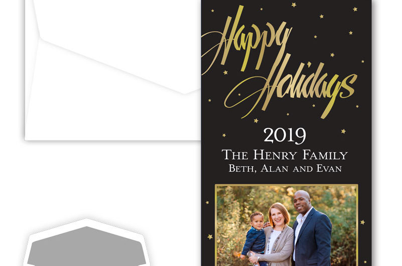 Trendy Holiday Photo Cards