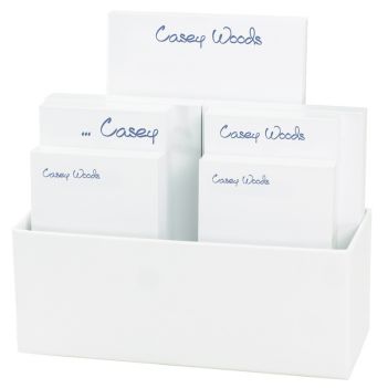 Anthony 7-Tablet Set - White with Linen holder