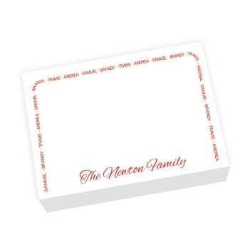 Family Arch Agenda - White REFILL