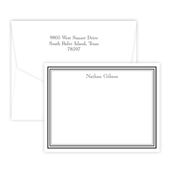 Colonial Card - Digital Print - Fairfax Stationery