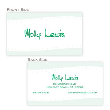 Bergen Business Card - Digital Print