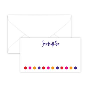 Polka Dots Enclosure Card - Digital Print