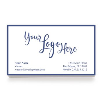 Your Logo Custom Business Card - Raised Ink