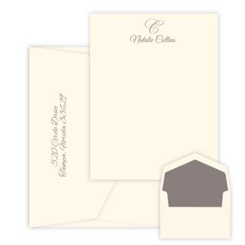 Waterton Card - Raised Ink