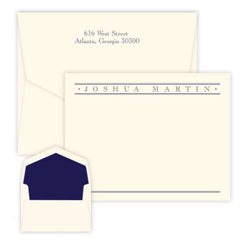 Premium Xpress Flat Bordered Cards for Women - Raised Ink