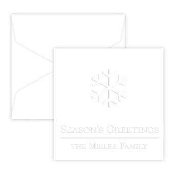 Holiday Portrait Enclosure - Embossed