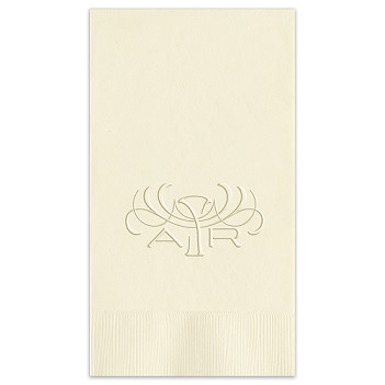 Eminent Monogram Guest Towel - Embossed