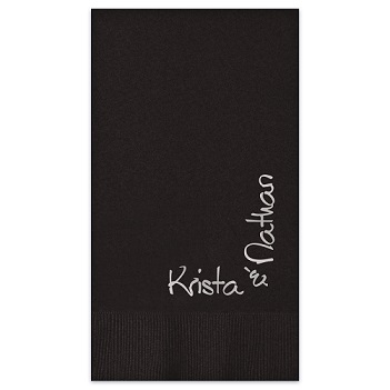 Blissful Guest Towel - Foil-Pressed