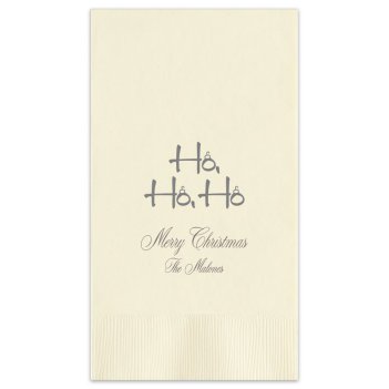 Yuletide Guest Towel - Printed