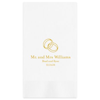 Wedding Guest Towel - Printed Wedding Guest Towel - Printed