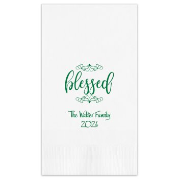 Blessed Guest Towel - Printed