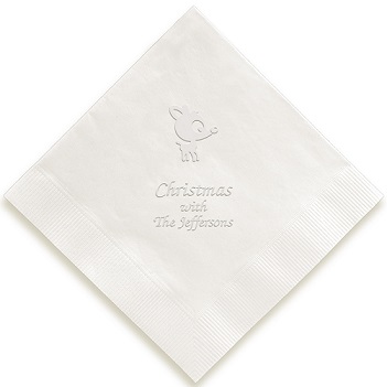 Yuletide Napkin - Embossed