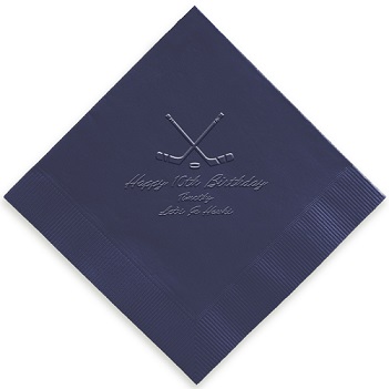 Athlete Napkin - Embossed