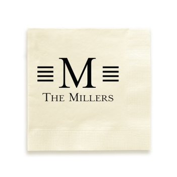 Millport Foil-Pressed Napkin