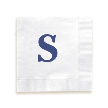 Essential Initial Napkin - Printed