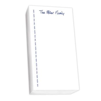 Family Pride List - White REFILL