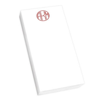 Delavan Monogram Mini List - White REFILL