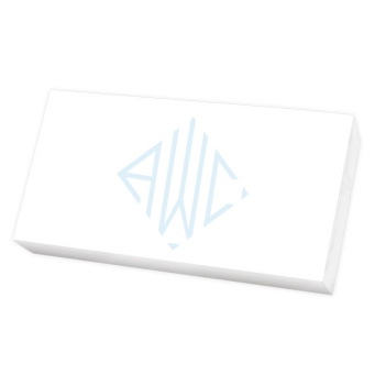 Henley Watercolor Monogram Mini List - White REFILL