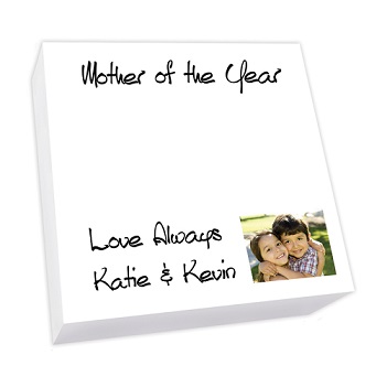 Family Photo Memo Square - White REFILL