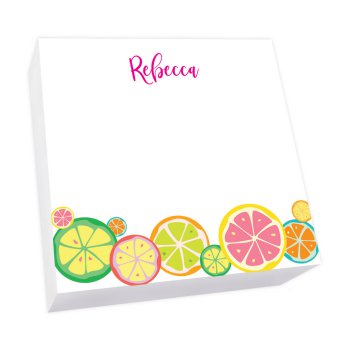 Botanical Fruit Memo Square - White Refill