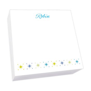 Starry Night Memo Square - White Refill