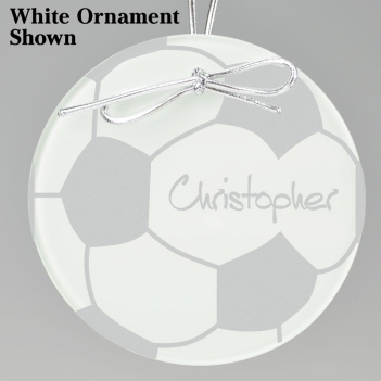 Soccer Keepsake Ornament - Circle