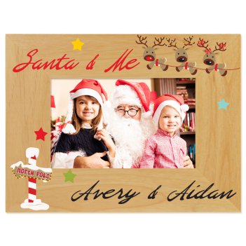 Santa and Me Printed Picture Frame Santa and Me Printed Picture Frame