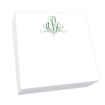 Delavan Monogram Petite Square - White REFILL