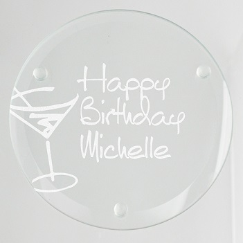 Martini Glass Coaster