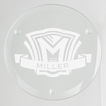 Shield Glass Coaster