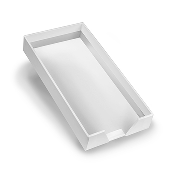 White Linen Mini List Holder