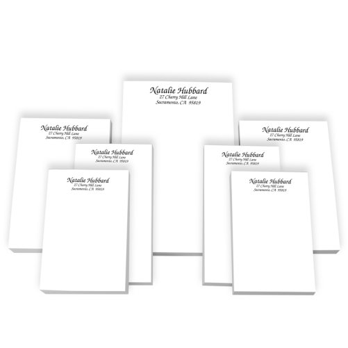 Embossed Graphics | Refill Notepads | Personalized Note Pads ...