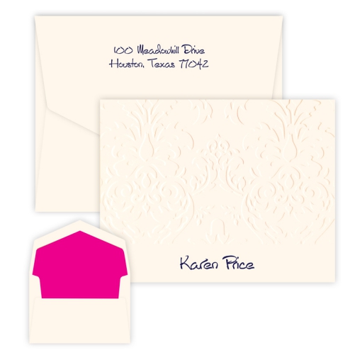 Embossed Graphics | Embossed Notes | Personalized Folded Notes ...