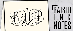 Raised Ink Stationery Notes