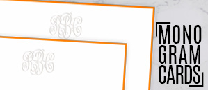 Monogrammed Correspondence Cards