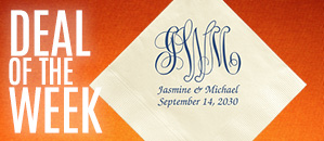 Pamplona Couples Wedding Napkins