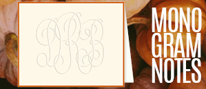 Monogrammed Notes