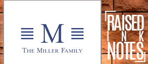 Best Selling Raised Ink Foldover Notes