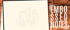 Best Selling Embossed Foldover Notes